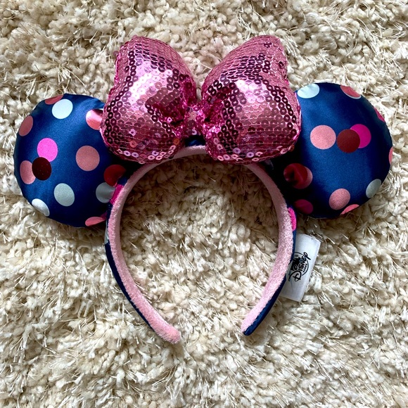 🎀Polka Dot Disney Mouse Ears - Picture 1 of 3